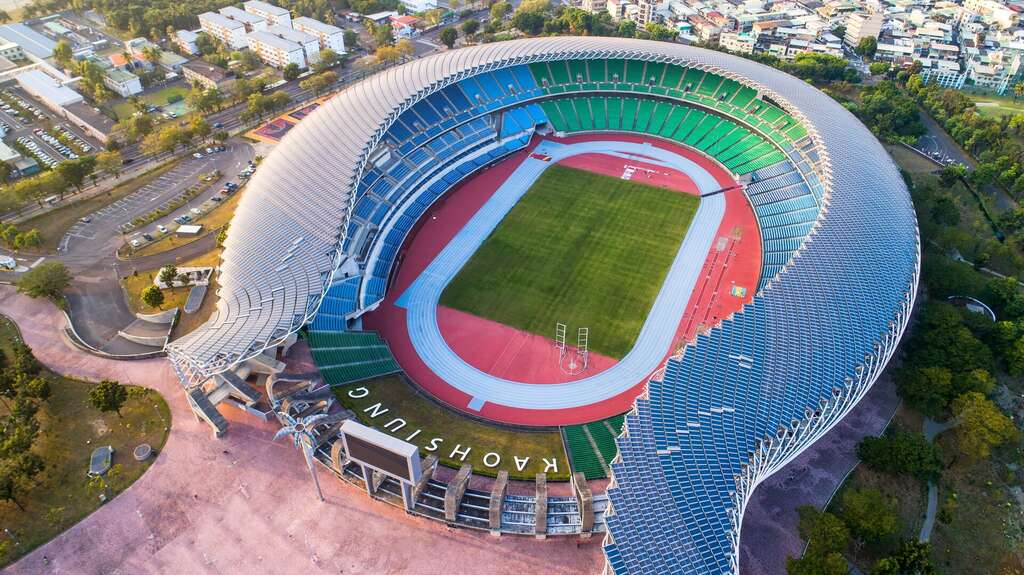 Kaohsiung National Stadium in Zuoying Dist.