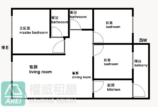 楠梓城中星溫馨裝潢3房大平車