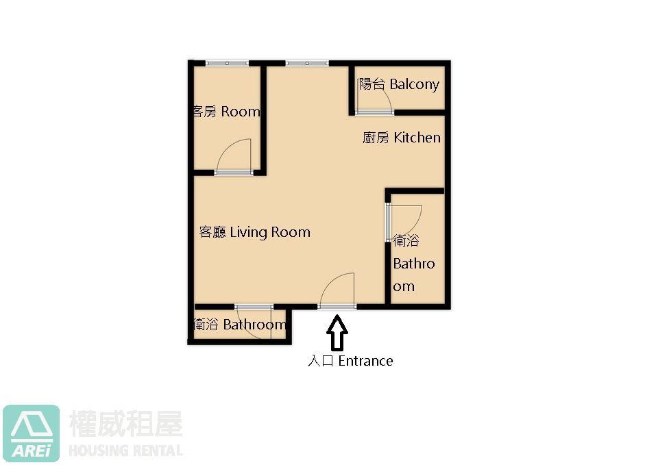 戀戀風尚高雄大學空屋1+1房平車