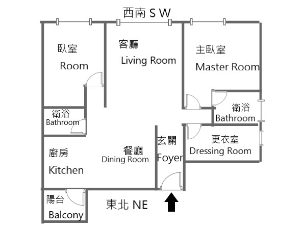 雙軌美術館站維也納高樓層寬敞3房平車