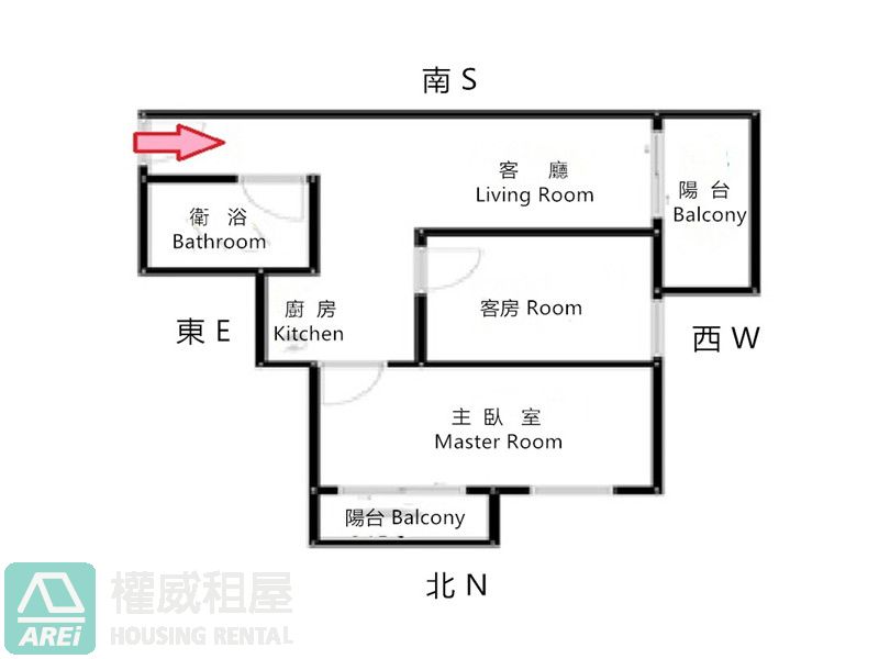 信義國小站大悅邊間泳池景觀兩房平車