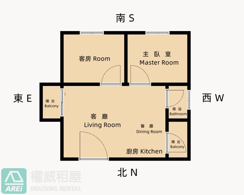 漢神巨蛋瑞豐IHOME2高檔兩房平車
