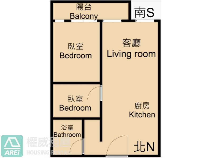 （可租補可報稅）C10輕軌光榮碼頭一方淨高樓層景觀正兩房空屋
