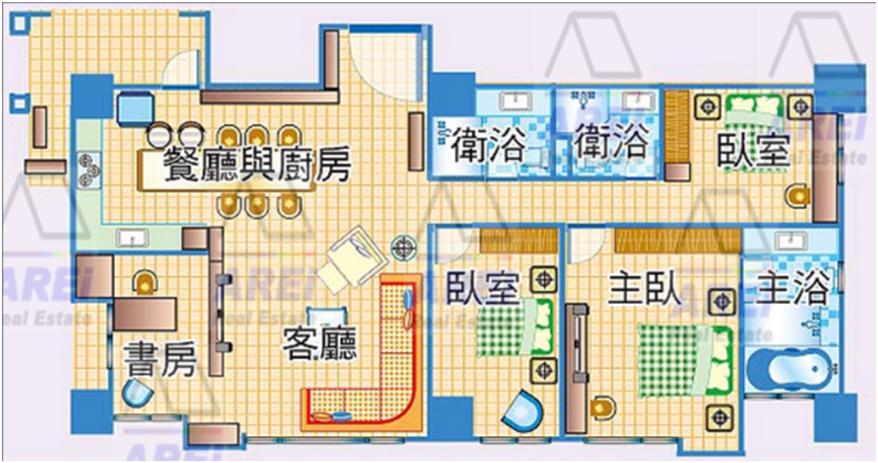 R13凹仔底愛河美景雙車位極境3房J