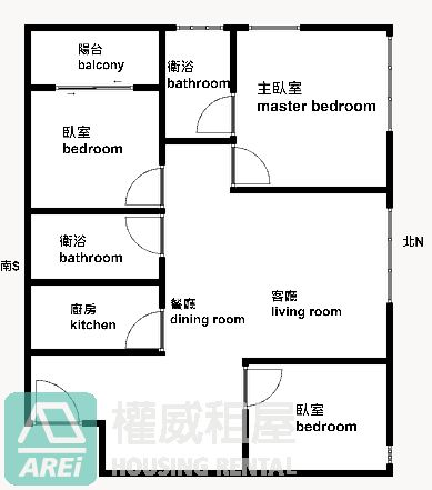 美麗島Jart舒適採光3房平車可租補