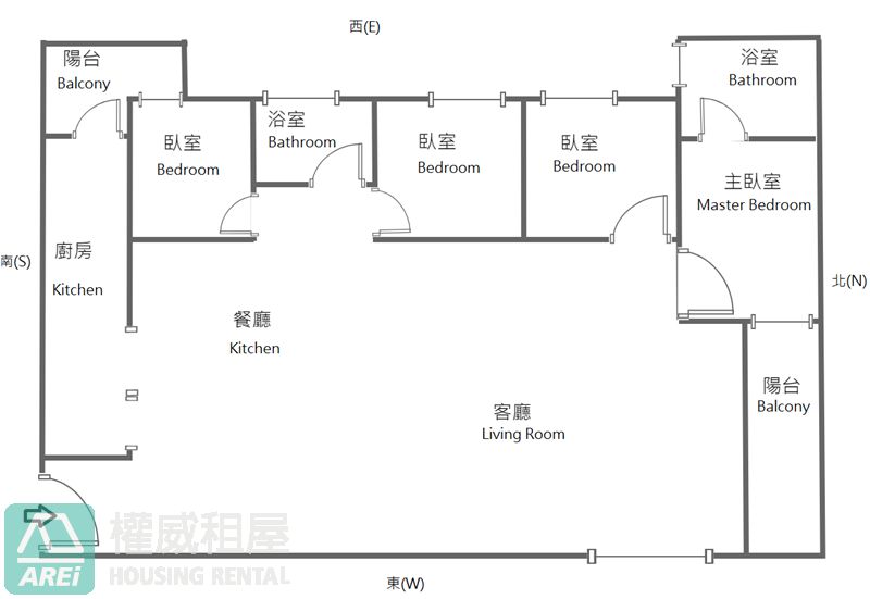 戀戀LOVE高樓景觀明亮4房+平車