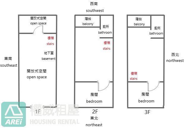 建工商圈空屋透天住辦1+2樓