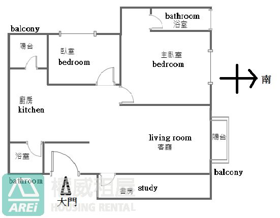 鳳凰灣清新舒適溫馨雅居2+1房