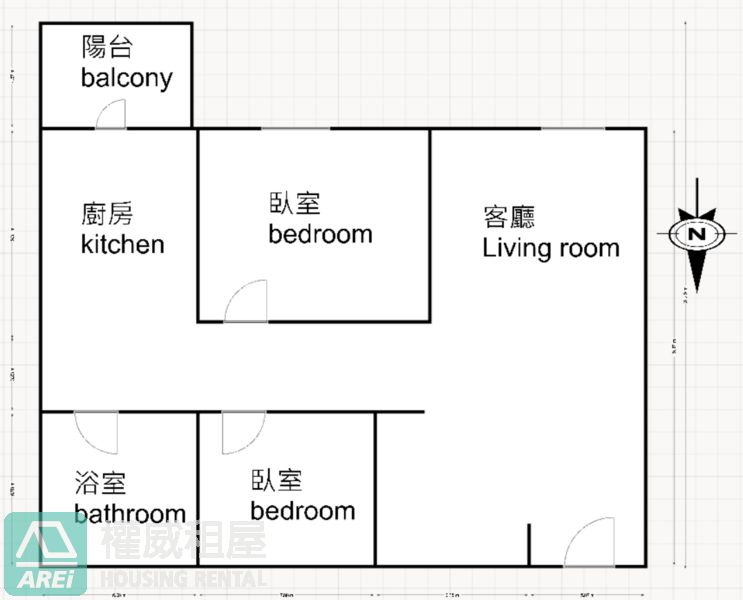榮總商圈太子雲極採光佳兩房平車