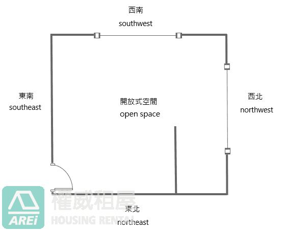 亞灣區海景雙邊採光商辦平車