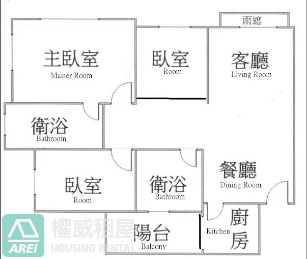 文山特區御廳苑精裝景觀3+1房平車