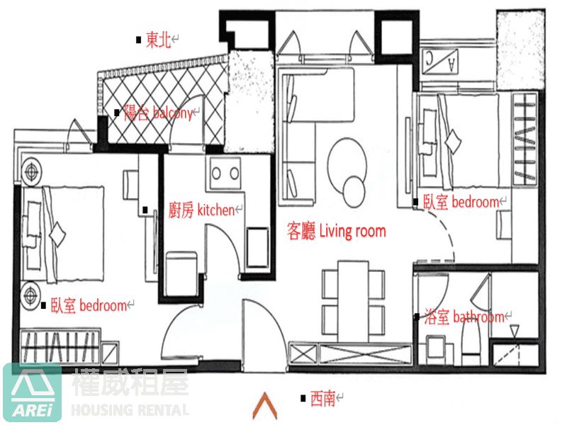 高鐵MRT高鐵棧精美景觀2房車位
