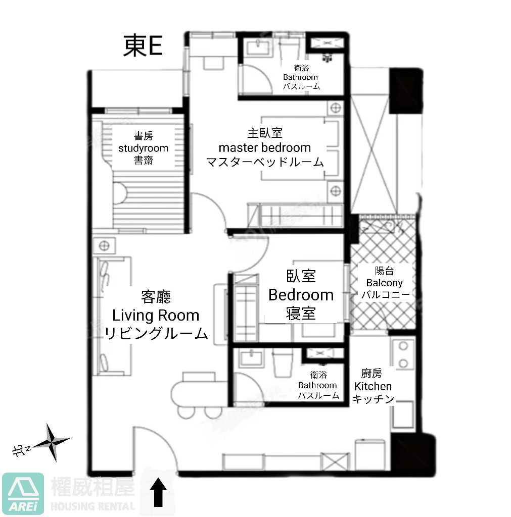 楠梓車站四季沐夏全新溫馨2+1房二衛+車位