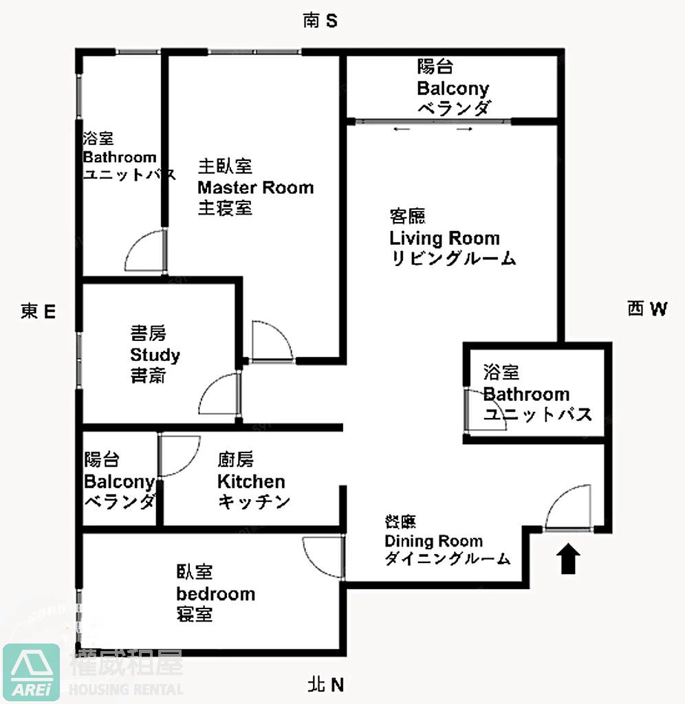 C20美術館站太普風格典雅3房平車