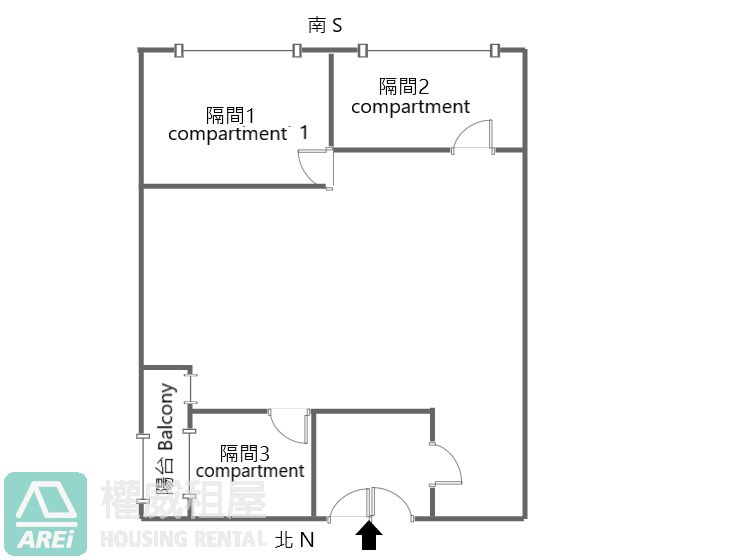 近R13凹子底大順工商大樓辦公室出租+平車