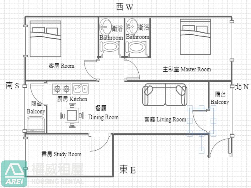 農十六凹子底｜新雪梨經典3房平車