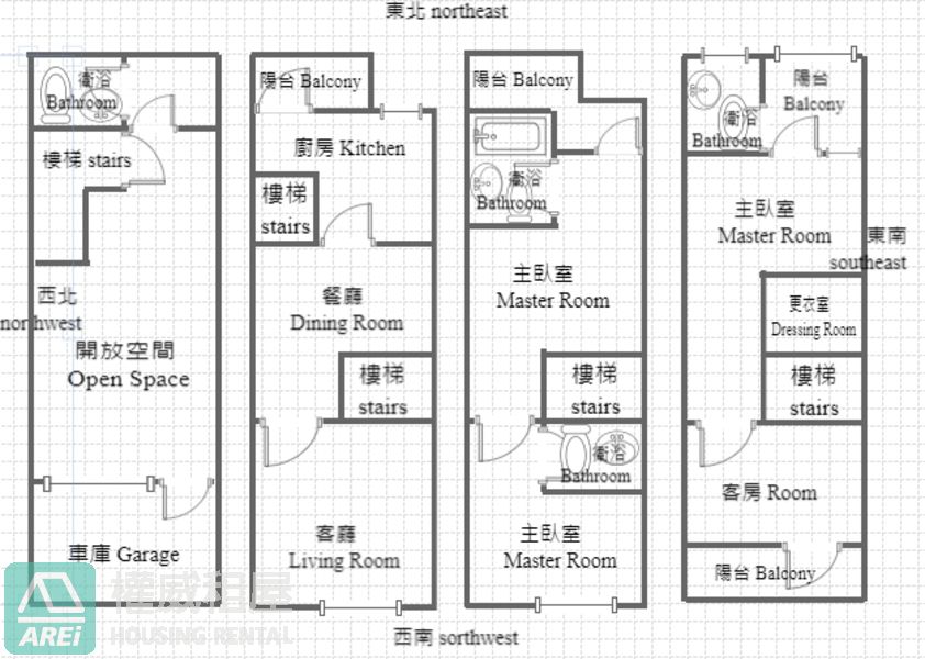 左營高鐵商圈透天黃金店面