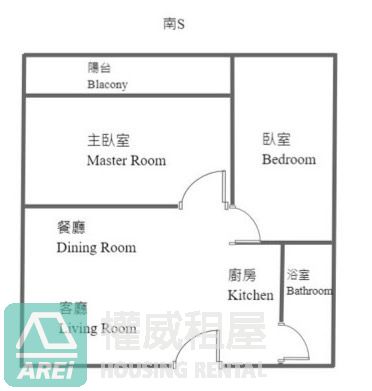 鳳凰綻｜五塊厝MRT樓上舒適2房可租補