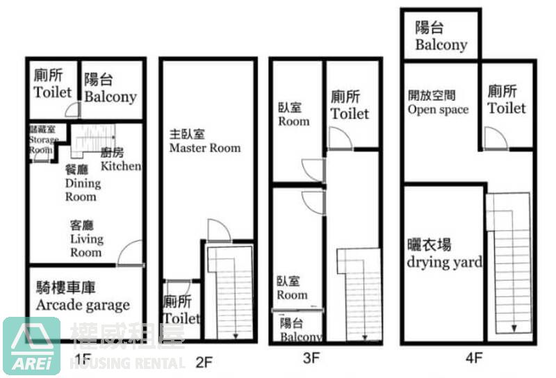 仁武皇家美墅精品四層雙車墅傢俱全