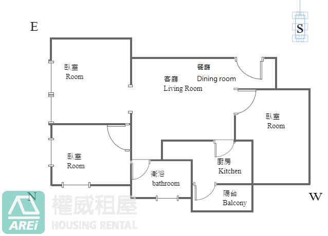 高鐵MRT高鐵棧日式樣品屋3房