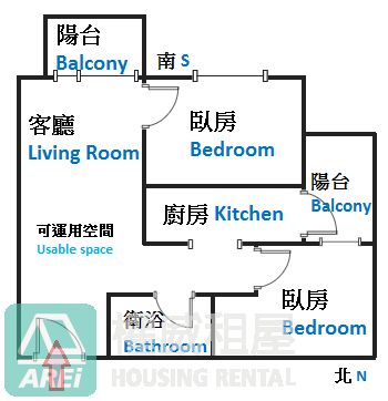 援中河畔綠景和風無印明水漾平車2+1房