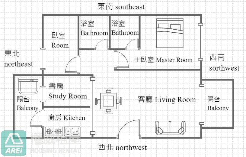農十六京城國寶日式典雅3房