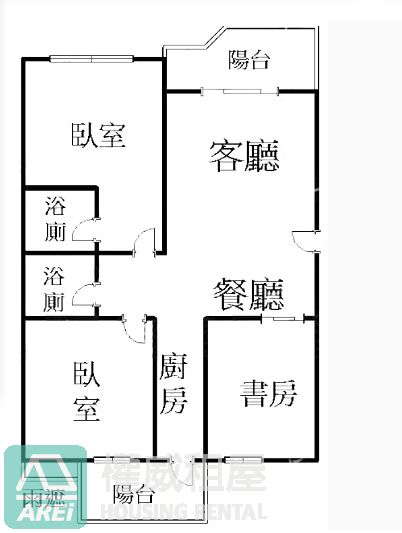 蓮池潭美國學校保時捷美景前後雙陽台大三房