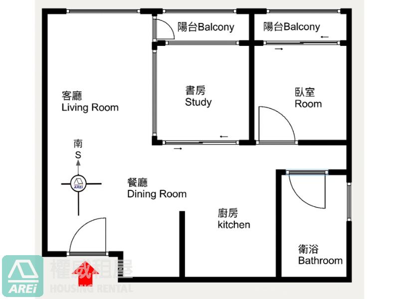 🏙️愛上悅讀｜溫馨2房｜高樓層採光好｜泡澡浴缸舒適生活