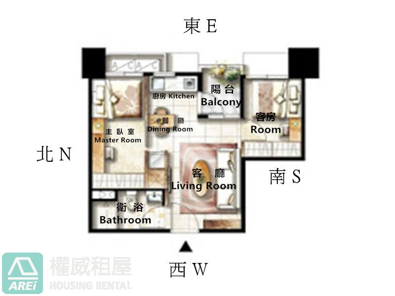 仁武榮總谷樹向陽優質兩房平車