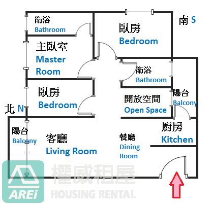 仁武知名建商遠見翡麗大空間3+1房平車