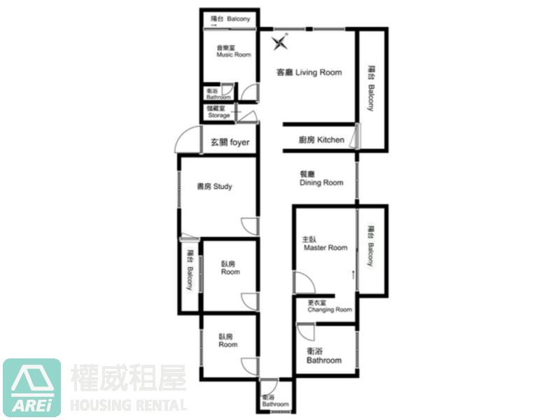 美術館馬爾地夫高樓層無限棟距五房平車景觀宅