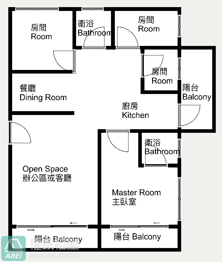 農十六凹子底捷運森朵4房丨空屋丨可寵物條款丨平車