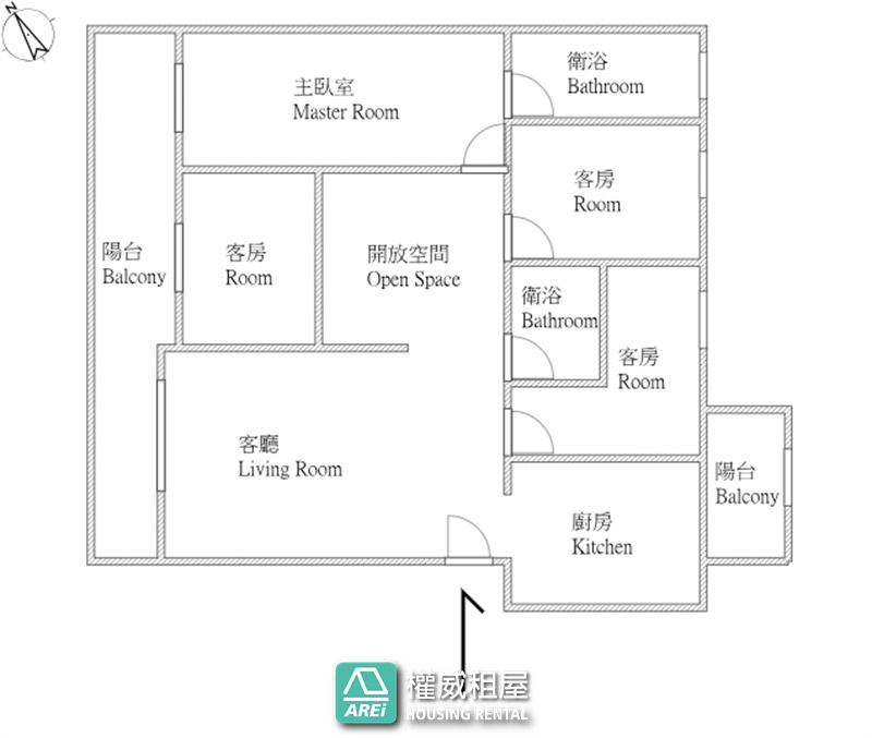 太普D&G獅甲MRT綠蔭公園3+1房