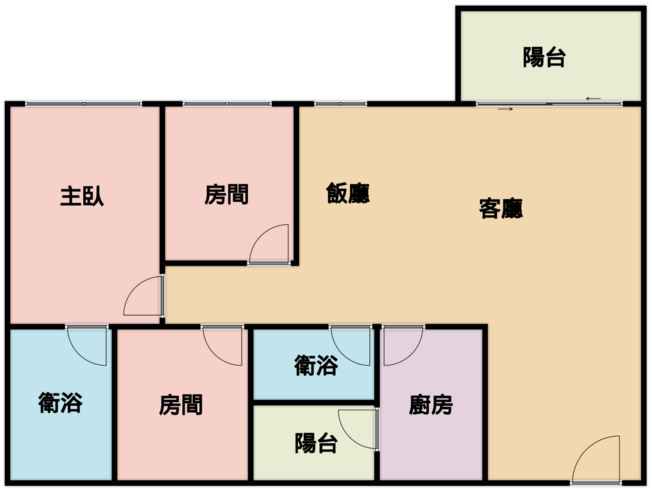 左營高鐵遠見春豐3+1房平車美景頂樓戶