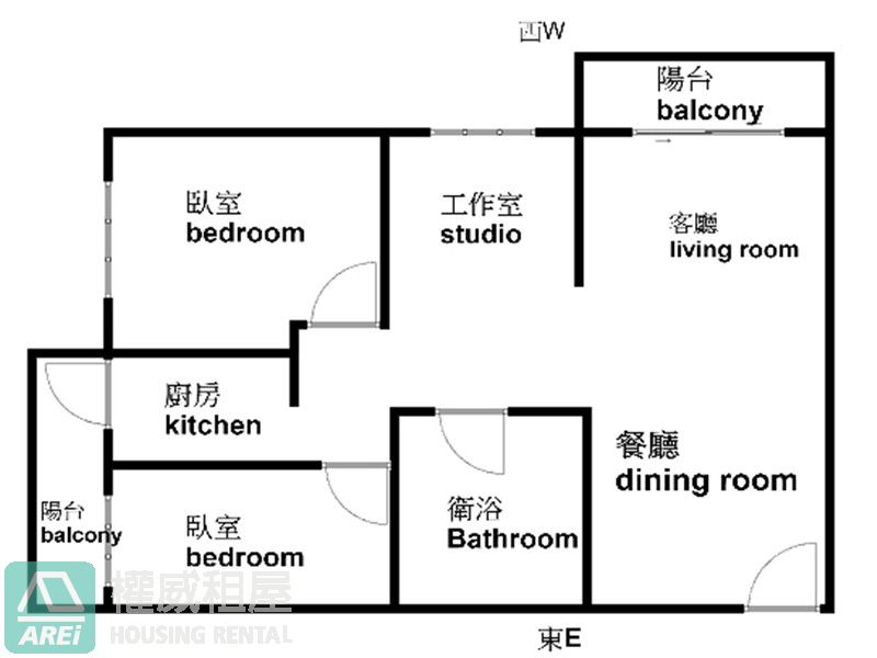 中央公園MRT愛上悅讀景觀2+1房 VR-VERSION