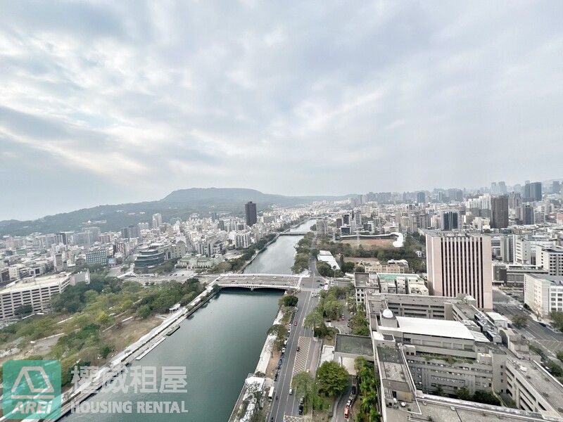 市議會站MRT夢萊茵高樓愛河景4房豪華大浴缸寵物宅