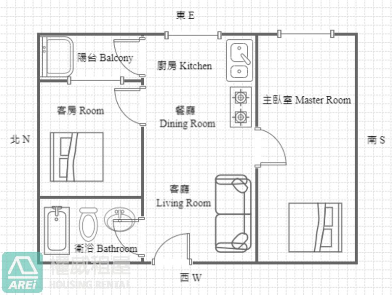 美樹香榭高樓泳池兩房平車可租補
