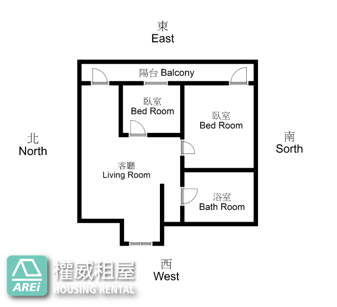 中央公園MRT文立苑現代風2房