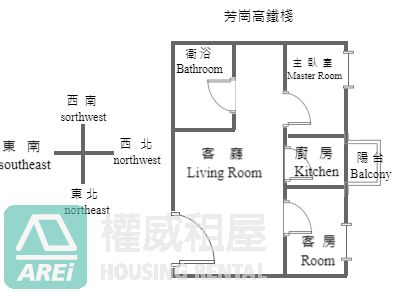 高鐵MRT高鐵棧 | 北歐風質感2房