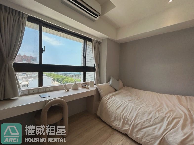 高鐵棧｜日系奶油風景觀2房可租補
