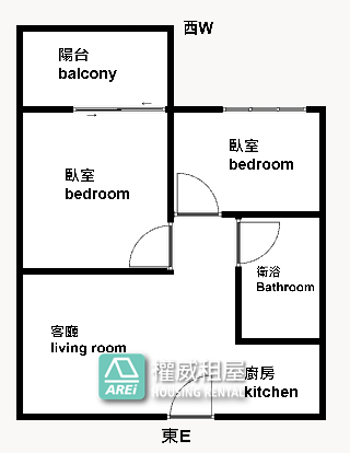 R10達麗東京絕美夜景大陽台愜意兩房