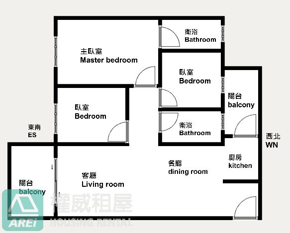 楠梓高科大晴川空屋3房平車可寵可租補
