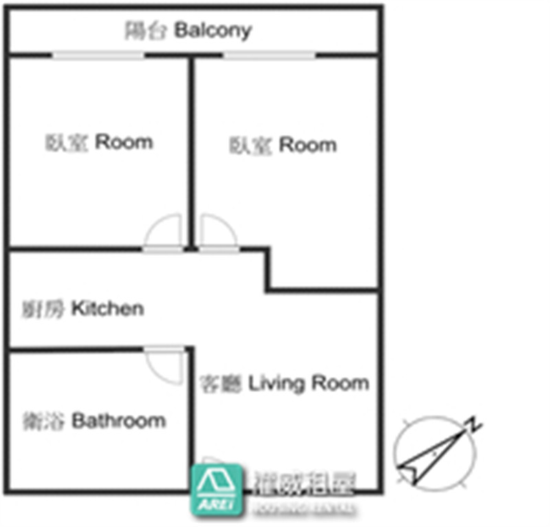 高醫商圈｜郡都當代｜高樓層感白色系風格兩房
