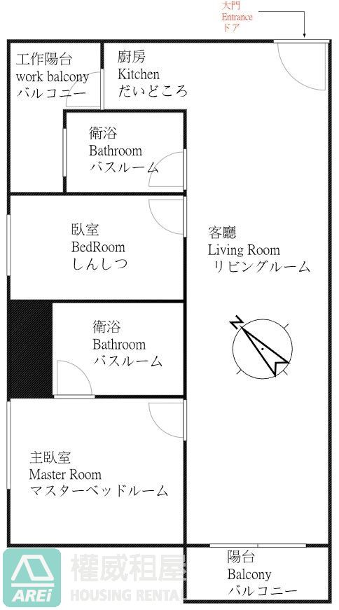 美國學校｜I世界｜鼓山靜境．左營心綠意之森．光影慢活宅 2+1房平車