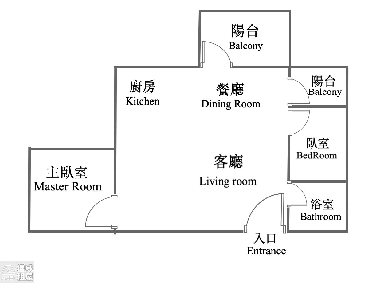 文化潤隆｜高樓層｜採光佳｜現代風兩房