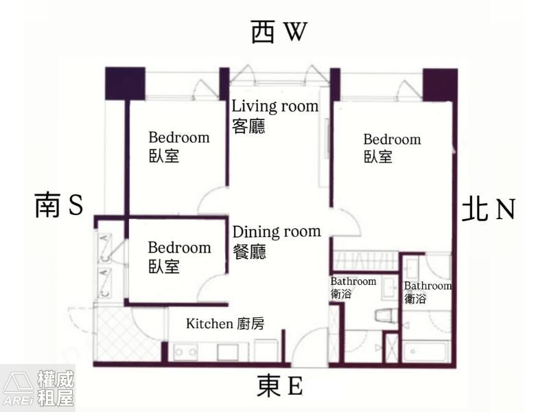 R22青埔｜森遠｜溫潤木質調3房平車