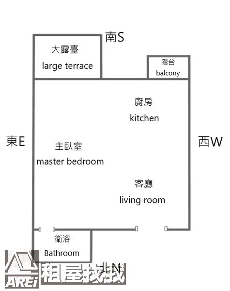 R8和陸寓邸百萬裝潢優質收納多採光1+1房