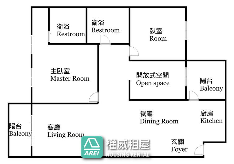 高樓層景觀三房｜摩天高雄｜近捷運三多站｜外商最愛｜可公司可租補