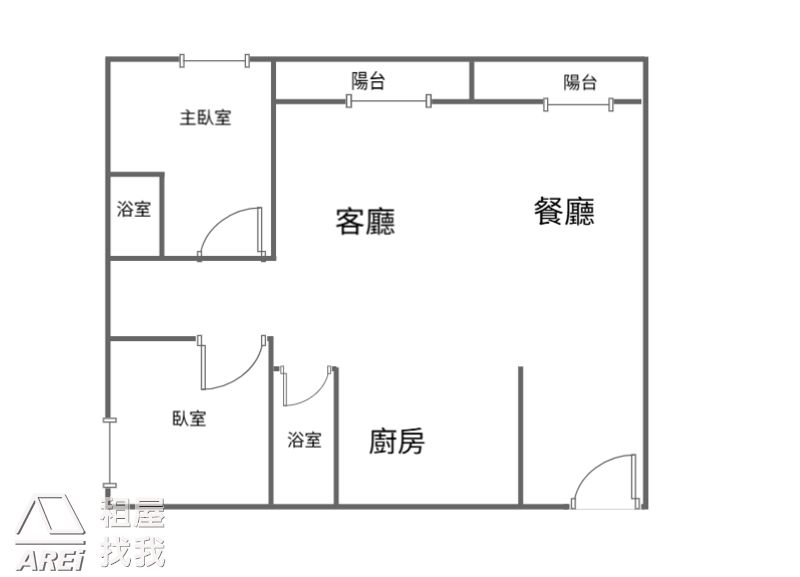 善化區 | 桂田磐古 | 全新景觀2房