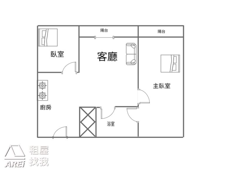 善化區 | 桂田磐古 | 全新寵物友善2房
